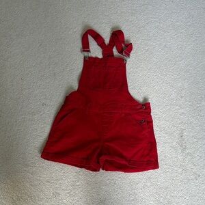 Bluenotes Red Jumpsuit Romper
